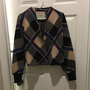 Anthropologie plaid jacket